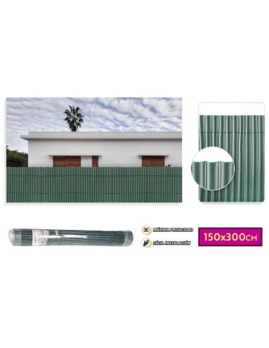 CAÑIZO ARTIFICIAL 1.5X3M VERDE 1 CARA
