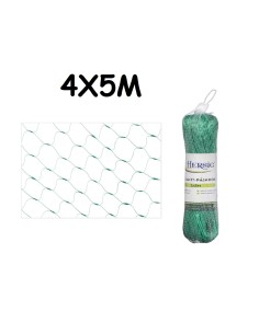 MALLA  4X5M VERDE 7GR 18-20MM ANTIPAJAROS