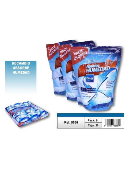 RECAMBIO ABSORBE HUMEDAD 1000GR