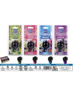 AMBIENTADOR REJILLA COCHE BOTELLA 10ML SURTIDO