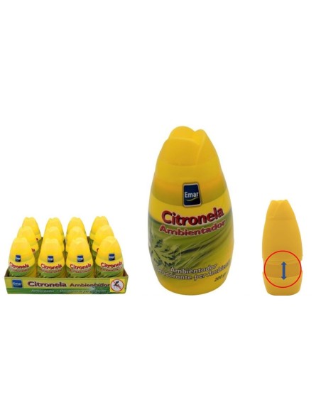 AMBIENTADOR GEL CITRONELA 20GR REDONDO