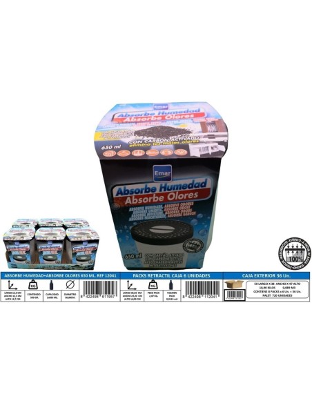 ABSORBE HUMEDAD 650ML OLORES