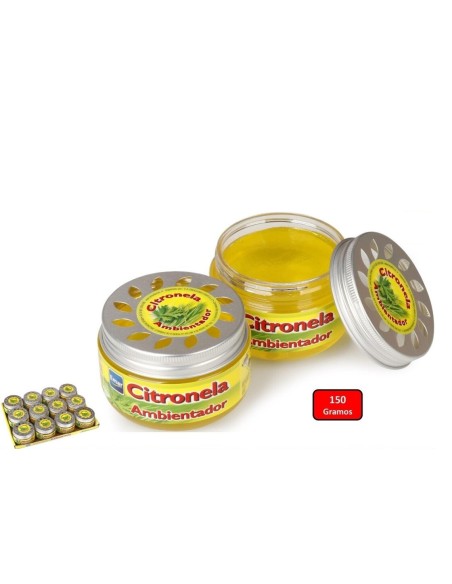 AMBIENTADOR CITRONELA GEL 150GR REDONDO