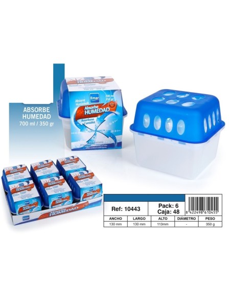 ABSORBE HUMEDAD 700 ML (350 GR)