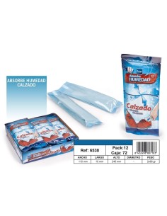 ABSORBE HUMEDAD 2X65GR CALZADO