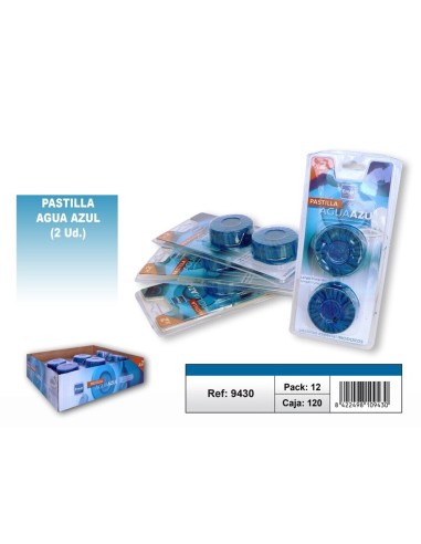 AMBIENTADOR WC DESINF AGUA AZUL 2X50 GR