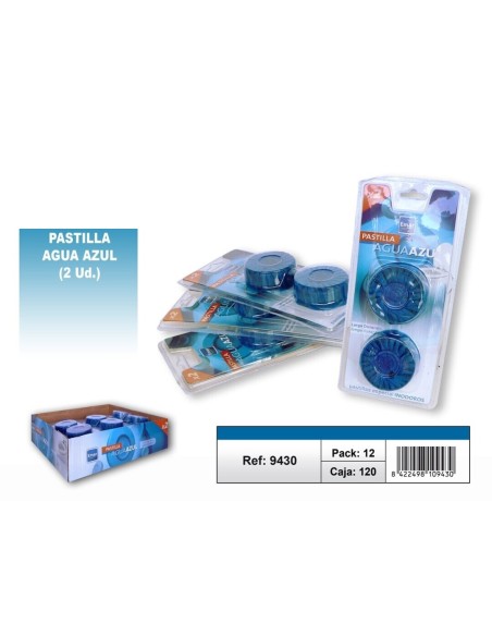 AMBIENTADOR WC DESINF AGUA AZUL 2X50 GR