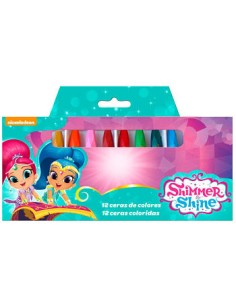 CERAS DE COLORES 12 pzs. Shimmer & Shine