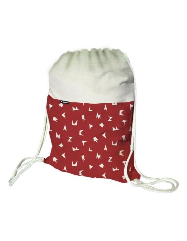 SAQUITO ALGODON 44X35 CMS. BAGGY LETRAS