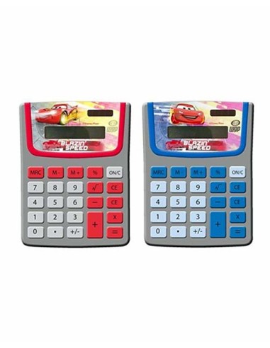 CALCULADORA GLITTER TRANSP CARS