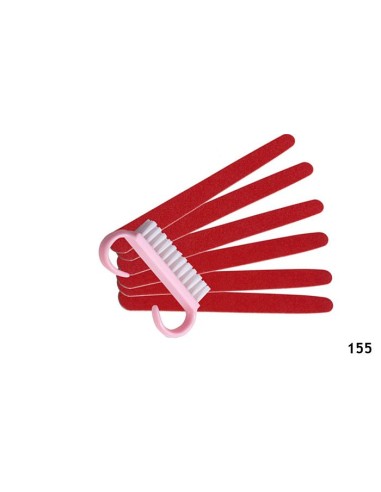 JUEGO CEPILLO UÑAS Y 8 LIMAS