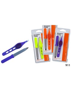 LIMA JGO SAPHIR Y PINZA DEPILAR