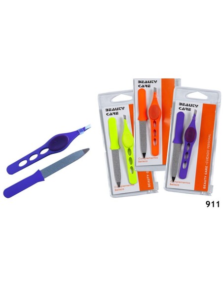 LIMA JGO SAPHIR Y PINZA DEPILAR