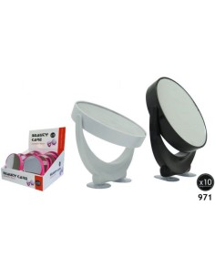 ESPEJO AUMENTO x10.DOBLE VENTOSA.Ø10cm. (12)