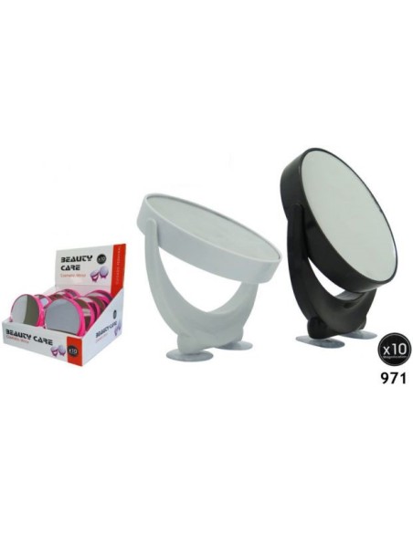 ESPEJO AUMENTO x10.DOBLE VENTOSA.Ø10cm. (12)