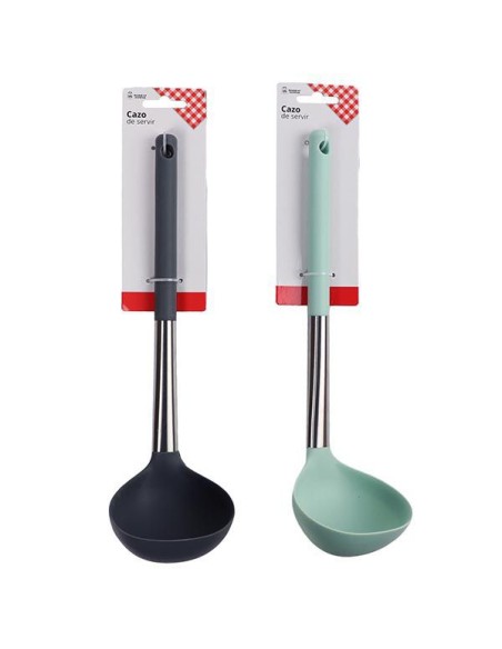 CACILLO 30CM MANGO ACERO Y SILICONA