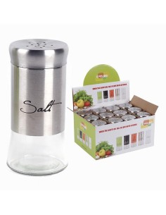 ESPECIERO 150ML CRISTAL Y ACERO