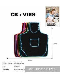 DELANTAL NEGRO VIES BENNETTON