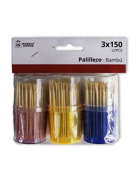 PALILLERO 3X150UDS BAMBU