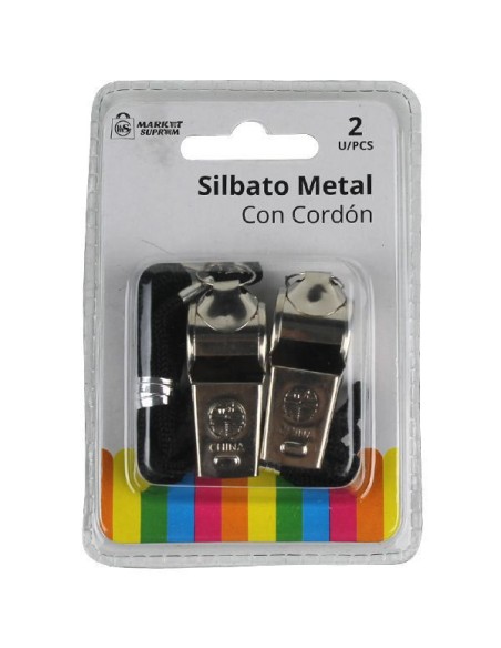 SILBATO METAL C/CORDON 2 UDS