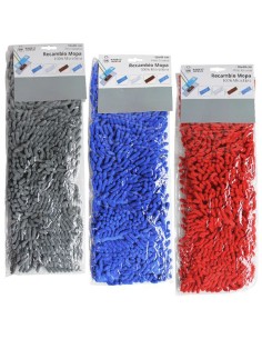 RECAMBIO MOPA MICROFIBRA PELO GRUESO 10X40CM 70GR