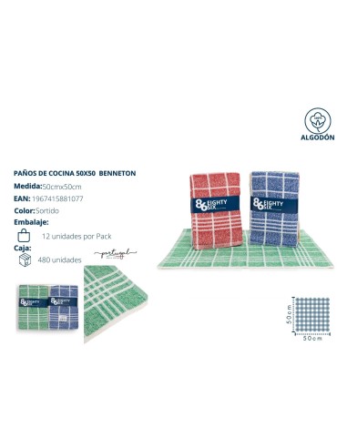 PAÑOS COCINA 50X50 BENNETON