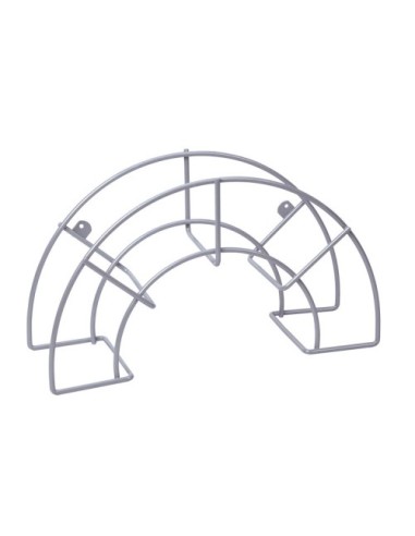 SOPORTE 25X44CM MANGUERA GRANDE GRIS (RESINA)