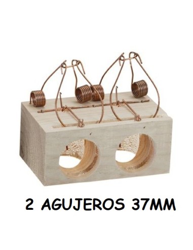 RATONERA 2 AGUJEROS MEDIANA 37MM