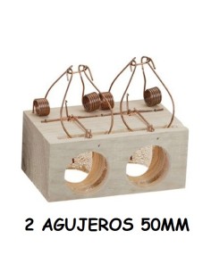 RATONERA 2 AGUJEROS GRANDE 50MM