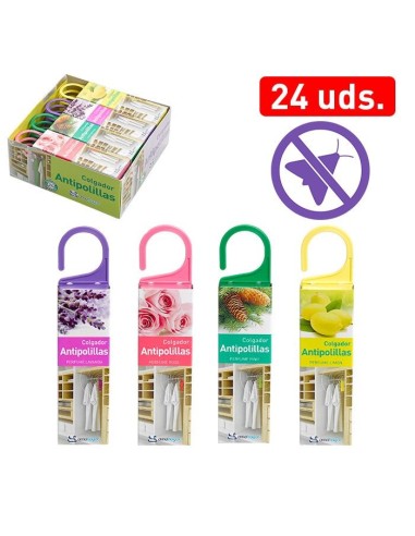 ANTIPOLILLAS  COLGADOR SURTIDO