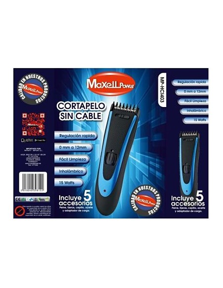 CORTAPELO RECARGABLE MPHCI403