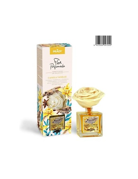 MIKADO CANELA Y VAINILLA FLOR 90ML PRADY