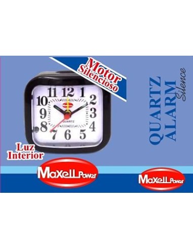 RELOJ DESPERTADOR MPTA831S SILENCIOSO