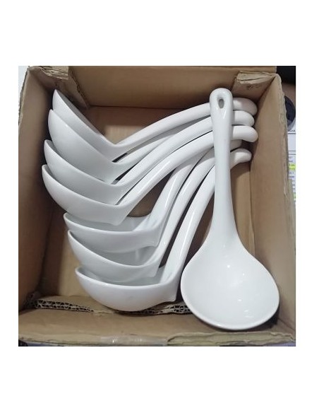 CUCHARON PORCELANA BLANCO ITEM