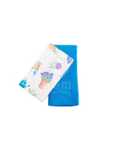 TRAPO SET 2 MICROFIBRA 40X60 220GR COCINA