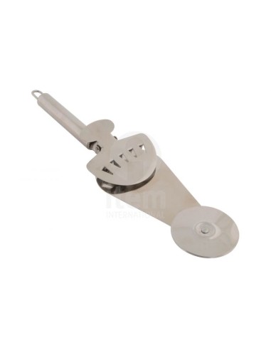 CORTADOR PIZZA 9X32.5CM 185GR INOX 3 EN 1