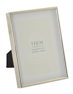 MARCO FOTO METAL CROMADO CRISTAL 10X15 15X2X20