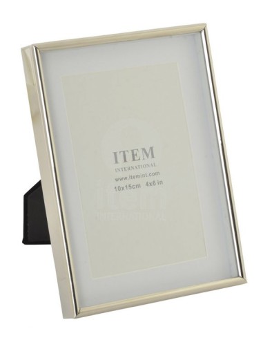 MARCO FOTO METAL CROMADO CRISTAL 10X15 15X2X20