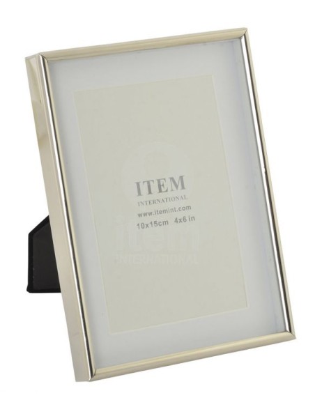 MARCO FOTO METAL CROMADO CRISTAL 10X15 15X2X20