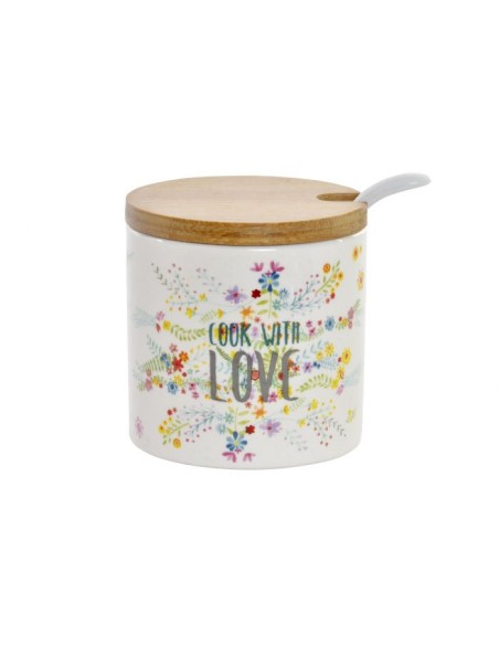 AZUCARERO 7X7X8CM BAMBU DOLOMITE COOK WITH LOVE