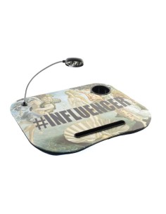 BANDEJA LED PVC 48X38X7 INFLUENCER VERDE