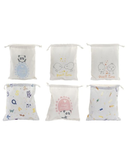 BOLSA CANVAS POLIESTER 24X1X26 INFANTIL 6 SURT.