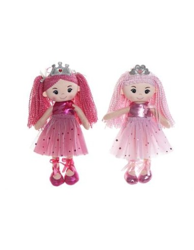 MUÑECA POLIESTER 20X6X30 PRINCESA 2 SURT.