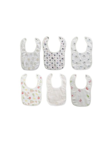 BABERO SET 3 ALGODON 19,5X31 2 SURT.