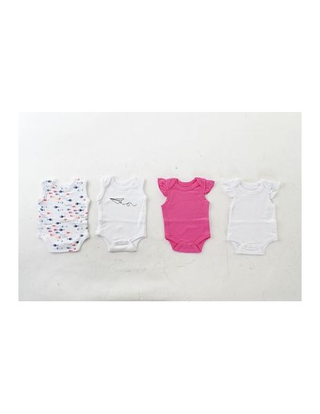 BEBE SET 2 ALGODON POLIESTER 24X6X24 BODY 2 SURT.