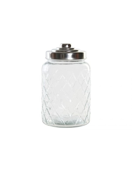 BOTE 3.5L 16.4X16.4X26CM CRISTAL HIERRO GRABADO