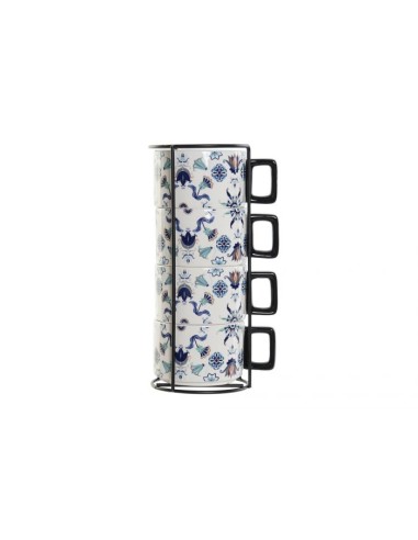 TAZA 260ML 13X9,5X6,5CM SET 4UND DOLOMITE AZULEJOS
