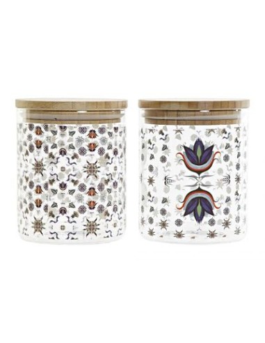 BOTE 10X10X12.5CM 700 ML, AZULEJOS BOROSILICATO