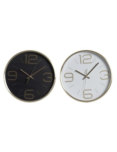 RELOJ 25X4X25CM ALUMINIO 2 SURT.