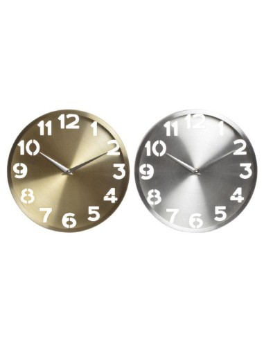 RELOJ 25X4X25CM ALUMINIO CHIC 2 SURT.